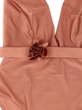 Multicolor Polyamide One-Piece Swimsuit