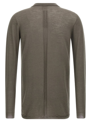 Gray Wool Cardigan