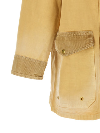 Beige Cotton Coat