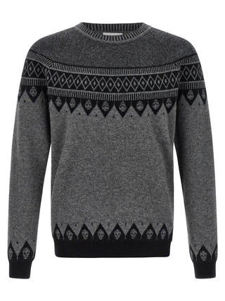 Gray Wool Cardigan