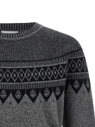 Gray Wool Cardigan