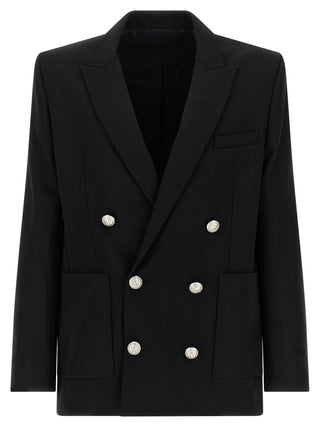 Black Virgin Wool Blazer