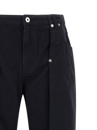 Blue Cotton Jeans Denim