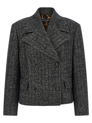 Bicolor Elastane Blazer