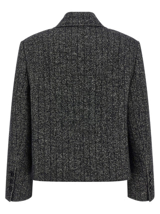 Bicolor Elastane Blazer