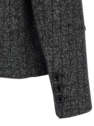 Bicolor Elastane Blazer