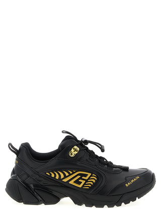 Zapatillas deportivas negras de nailon  