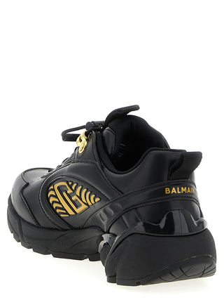 Zapatillas deportivas negras de nailon  