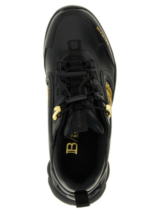 Zapatillas deportivas negras de nailon  