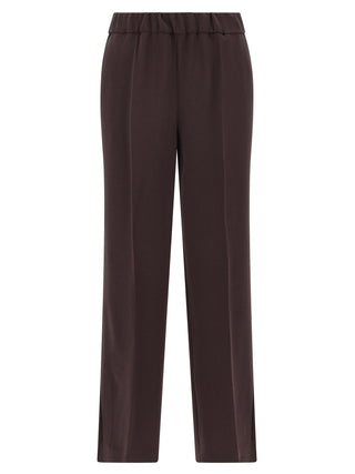 Brown Triacetate Casual Pants