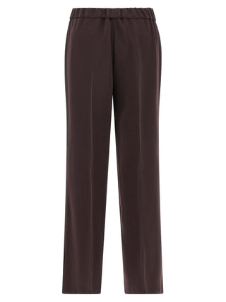 Brown Triacetate Casual Pants