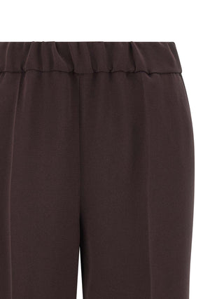 Brown Triacetate Casual Pants