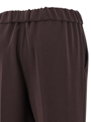 Brown Triacetate Casual Pants