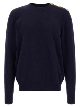 Blue Cashmere Cardigan