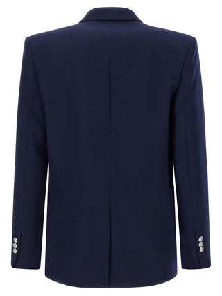 Blue Virgin Wool Blazer