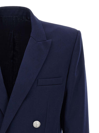 Blue Virgin Wool Blazer