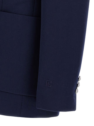 Blue Virgin Wool Blazer