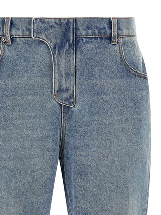 Blue Cotton Jeans Denim