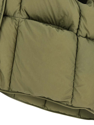 Chaqueta sin mangas bicolor de nailon
