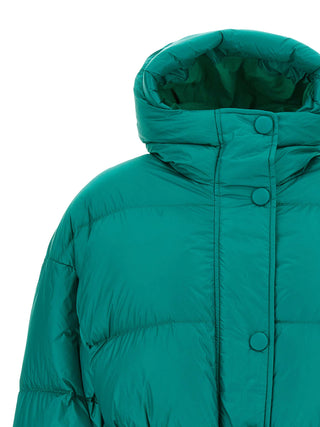Bicolor Nylon Full-Length Jacket