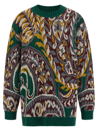 Multicolor Wool Cardigan