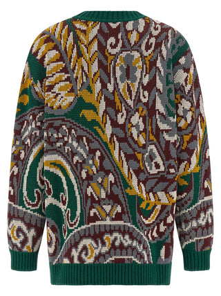 Multicolor Wool Cardigan