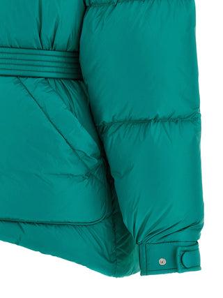 Bicolor Nylon Full-Length Jacket