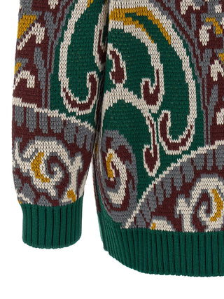 Multicolor Wool Cardigan