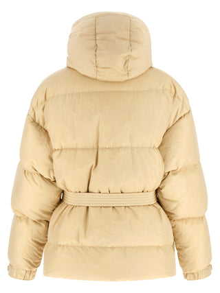 Beige Nylon Shell Jacket
