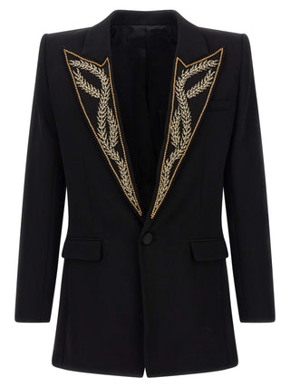 Black Viscose Blazer