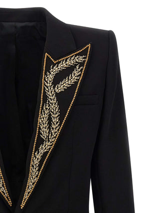 Black Viscose Blazer