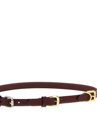Bordeaux Calfskin Belt