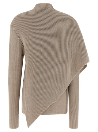 Beige Wool Cardigan