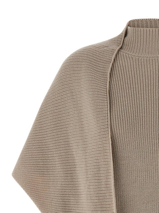 Beige Wool Cardigan