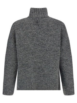Gray Wool Cardigan