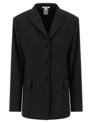 Black Virgin Wool Blazer