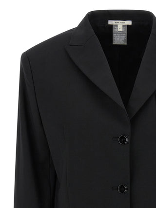 Black Virgin Wool Blazer