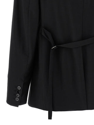Black Virgin Wool Blazer