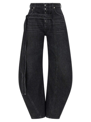 Black Cotton Jeans Denim