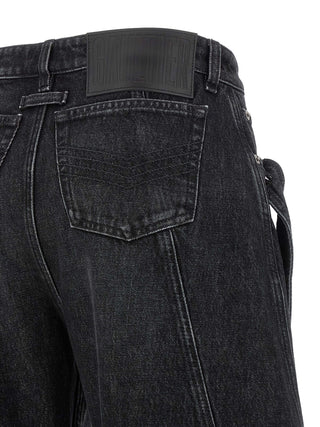 Black Cotton Jeans Denim