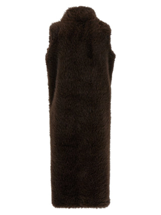 Brown Polyester Coat