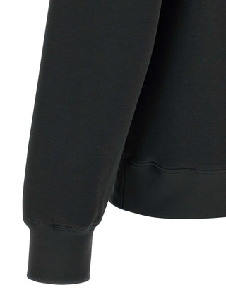Black Cotton Sweatshirt