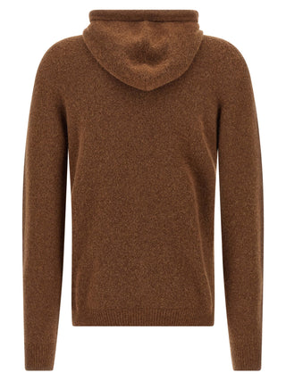 Brown Virgin Wool Cardigan