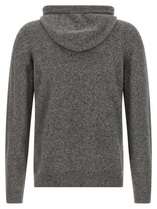Gray Virgin Wool Cardigan