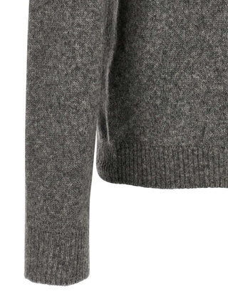 Gray Virgin Wool Cardigan