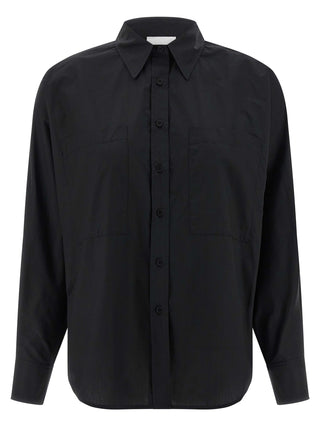 Blusa negra de algodón