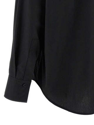 Blusa negra de algodón