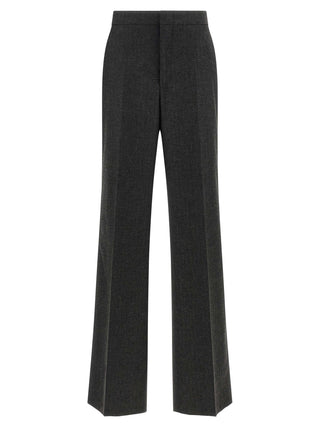 Gray Viscose Two-Piece Suit
