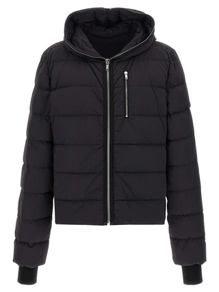 Black Nylon Full-Length Jacket