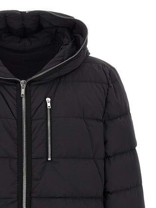 Black Nylon Full-Length Jacket